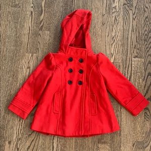 Red Pea Coat